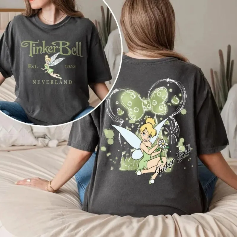 Retro Tinker Bell Comfort Colors Shirt, Tinkerbell 1953 Neverland Peter Pan T-shirt, Fairy Magical Tee Shirts