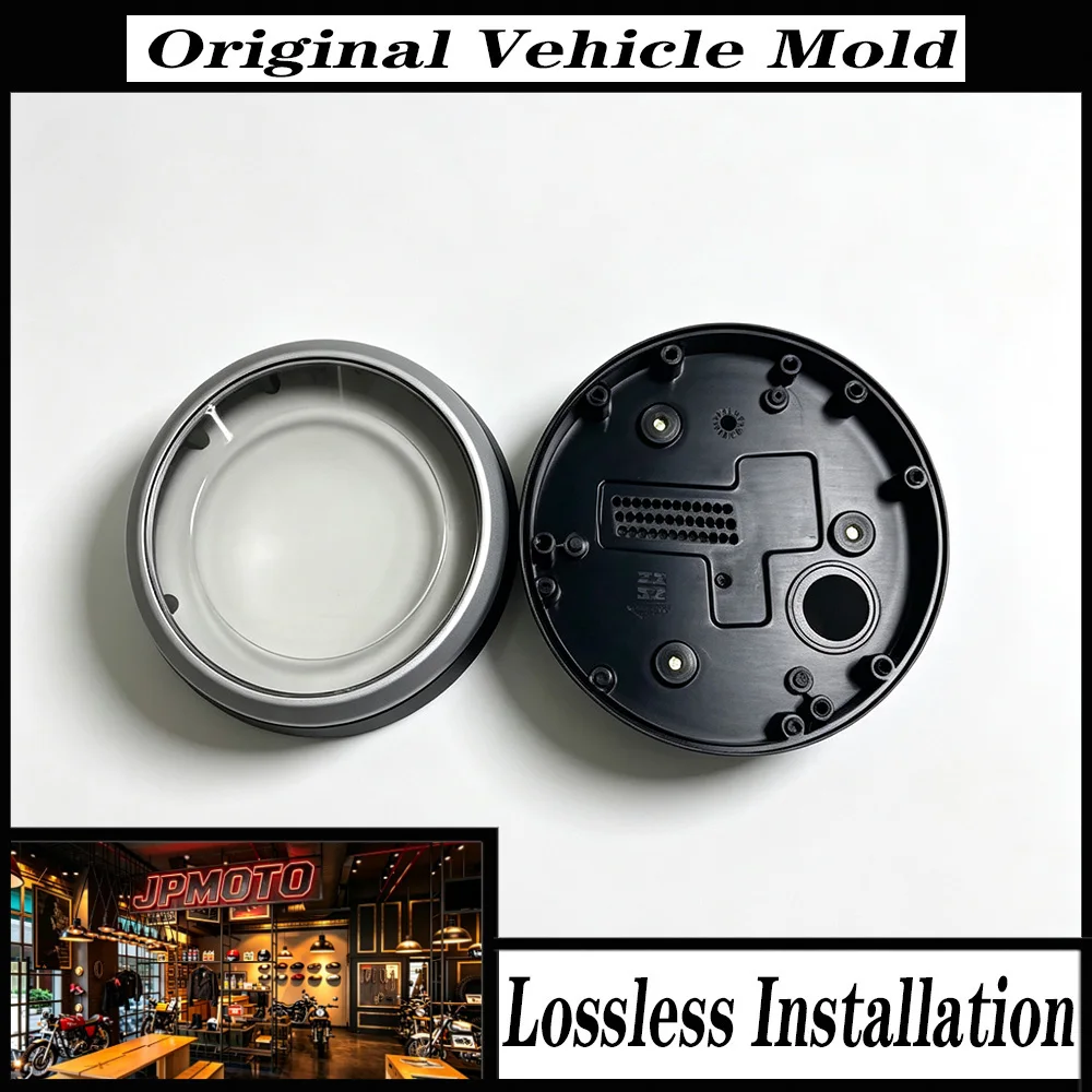 For Ducati Scrambler Desert Sled Cafe Racer Nightshift 400 800 2015-2022 Motorcycle Instrument Speedometer Cover ABS Black
