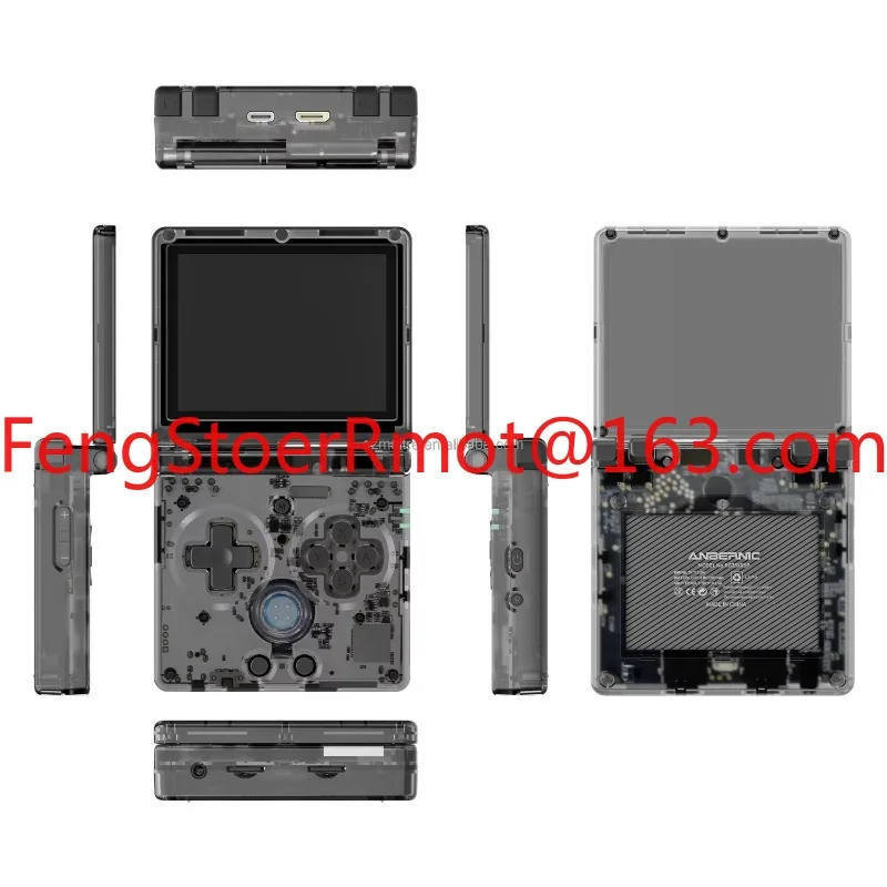 New Anbernic RG35XXSP 3300mAh Battery More 30 Emulators Build in Dual Speaker 64GB Memory Immersive Gaming Experience