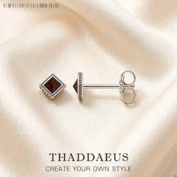 Ear Studs Africa Autumn New Ethnic 925 Sterling Silver Fine Jewerly For Women Gift