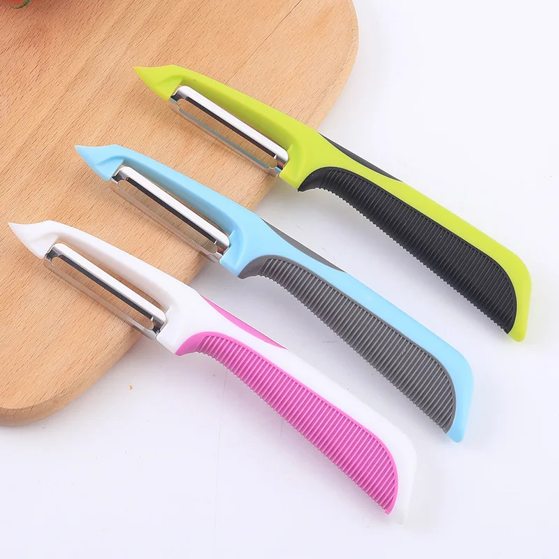 Multifunctional Stainless Steel Peeler Vegetable Fruit Peeler Double-edged Blade Easily Peel Apples, Potatoes and Other Fruits