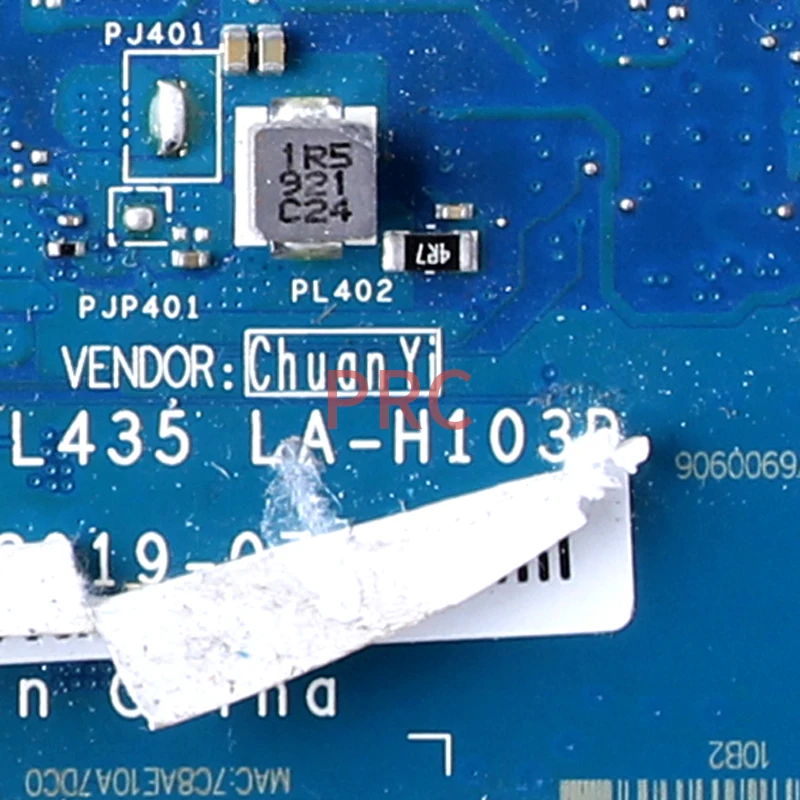 Imagem -04 - Laptop Motherboard com Ram para Lenovo Lenovo S34015iil La-h103p I3-1005g1 Notebook Mainboard