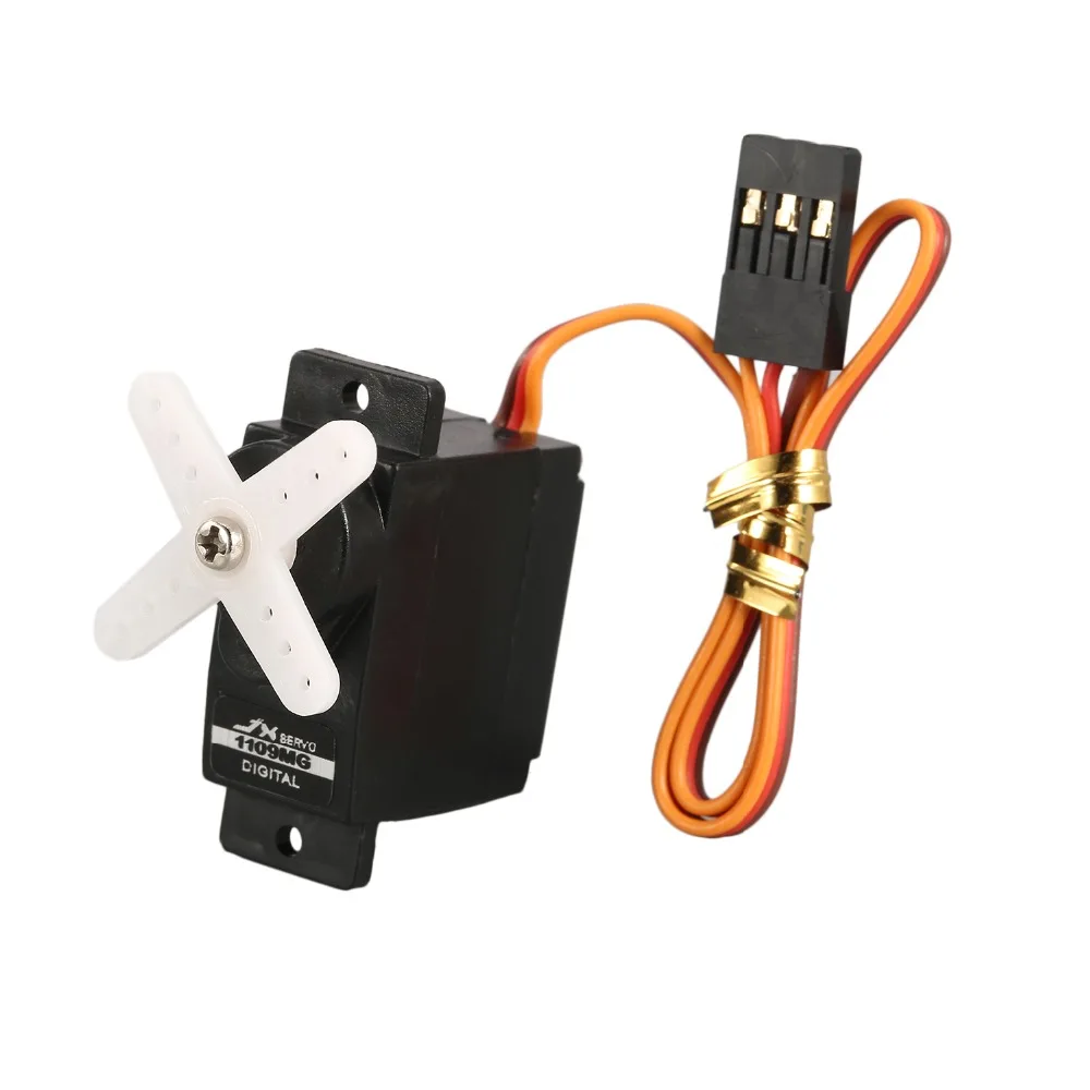 JX 9g 2,5 kg PDI-1109MG Metallgetriebe Micro Digital Servomotor 4,8-6 V für 1/18 1/24 Mini RC Auto Starrflügelflugzeug Roboter Spielzeugteil