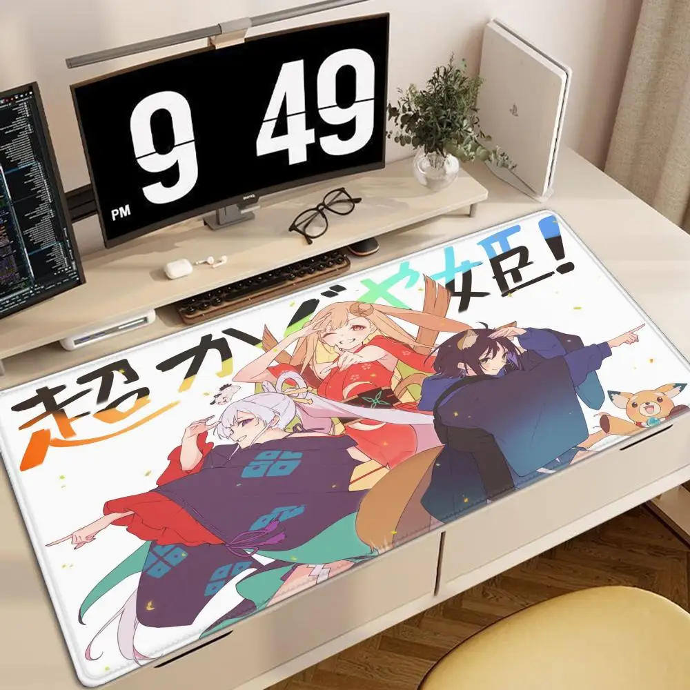 Anime Cosmic Princess Kaguya Mouse Pad XXL Kawaii Girl Yachiyo Runami PC Mousepad Large Gaming Keyboard HD Printing Desk Mat