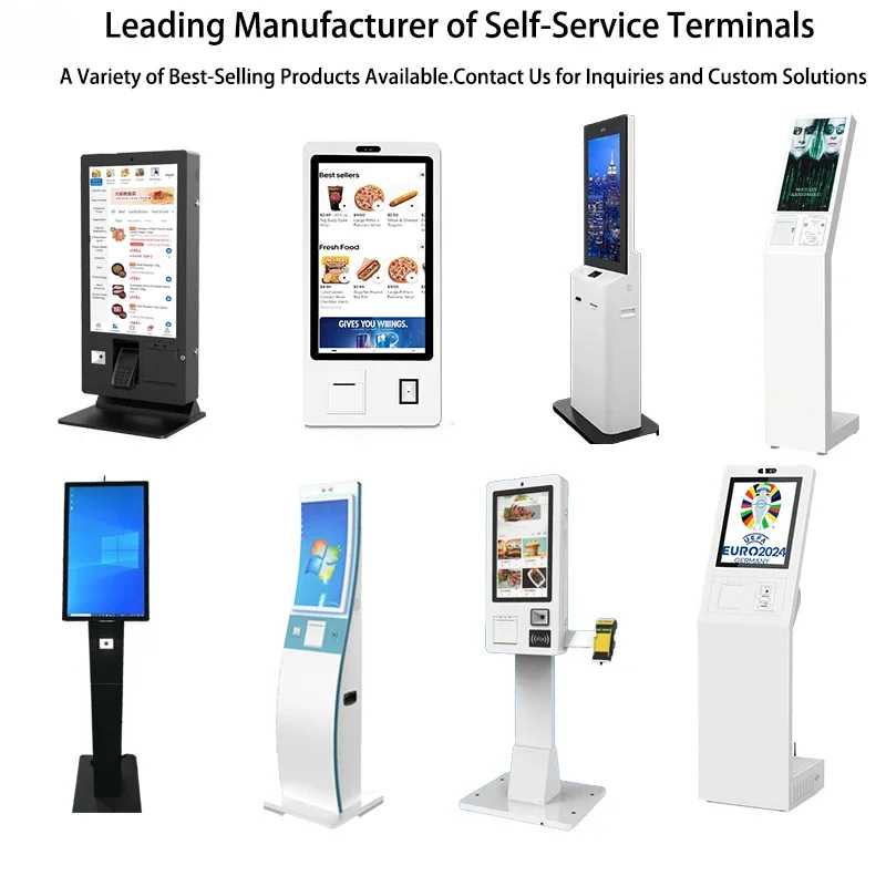 21.5-Inch cashless payment device Self-ordering payment end point kiosk for ordering with POS software