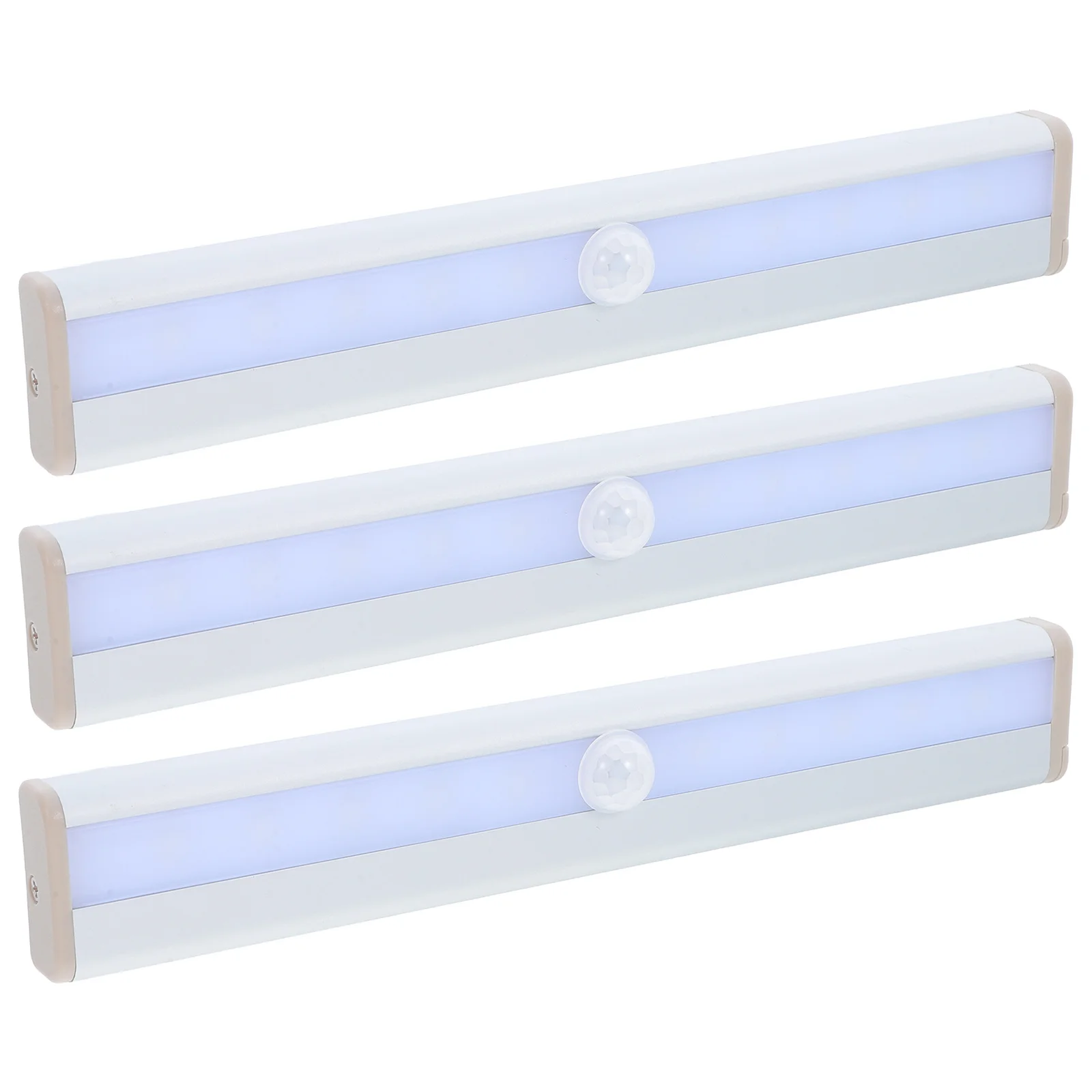 

3pcs Cold White Led Cabinet Light Led Beads Bright Magnetic Adhesive Strip Motion Sensor Closet Lamp For Wardrobe Cupboard