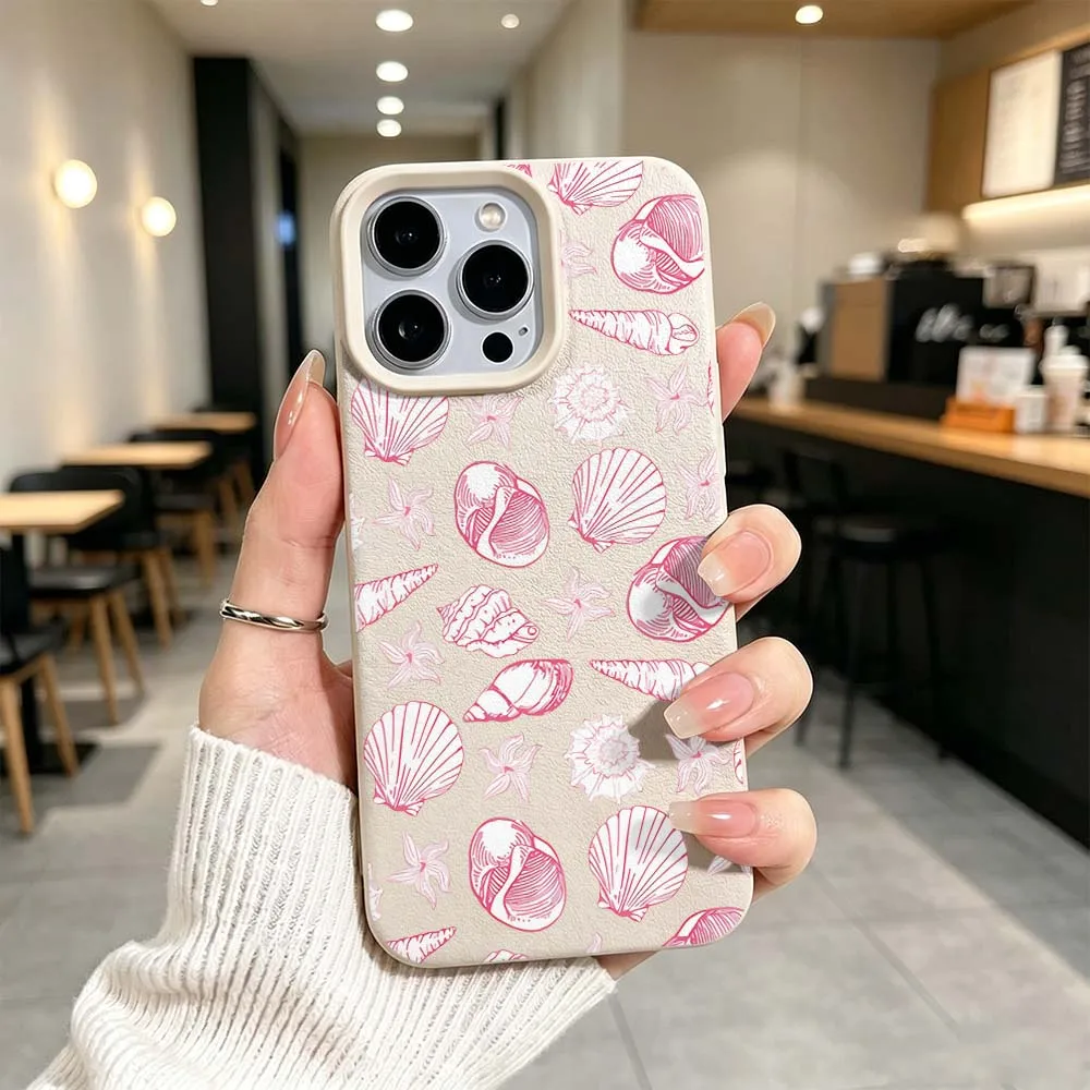Marine Organism Starfish For iPhone 18 Pro Max 17 16 15 14 13 12 11 Pro Max Plus Anti-Drop Stylish Soft Cover Phone Case
