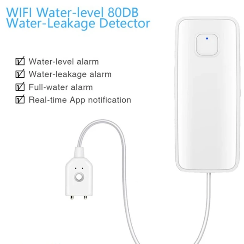 1 PCS Tuya Wifi Smart Water Leak Sensor  Security Sound Alarm System Flood Leakage Sensor