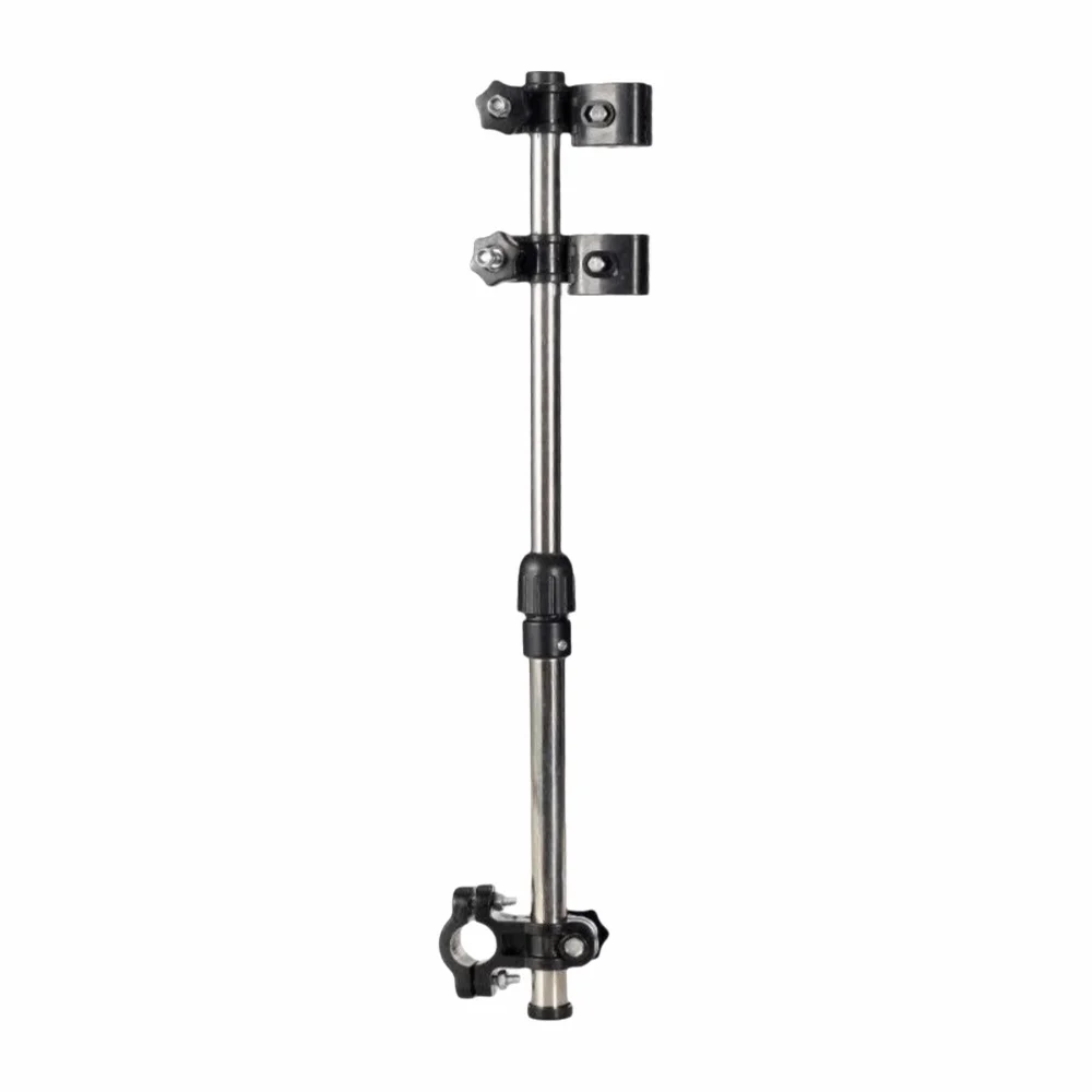 Heavy Duty Umbrella Holder Clamp Rustproof Portable 360° Rotatable Umbrella Bracket Multifunctional Adjustable
