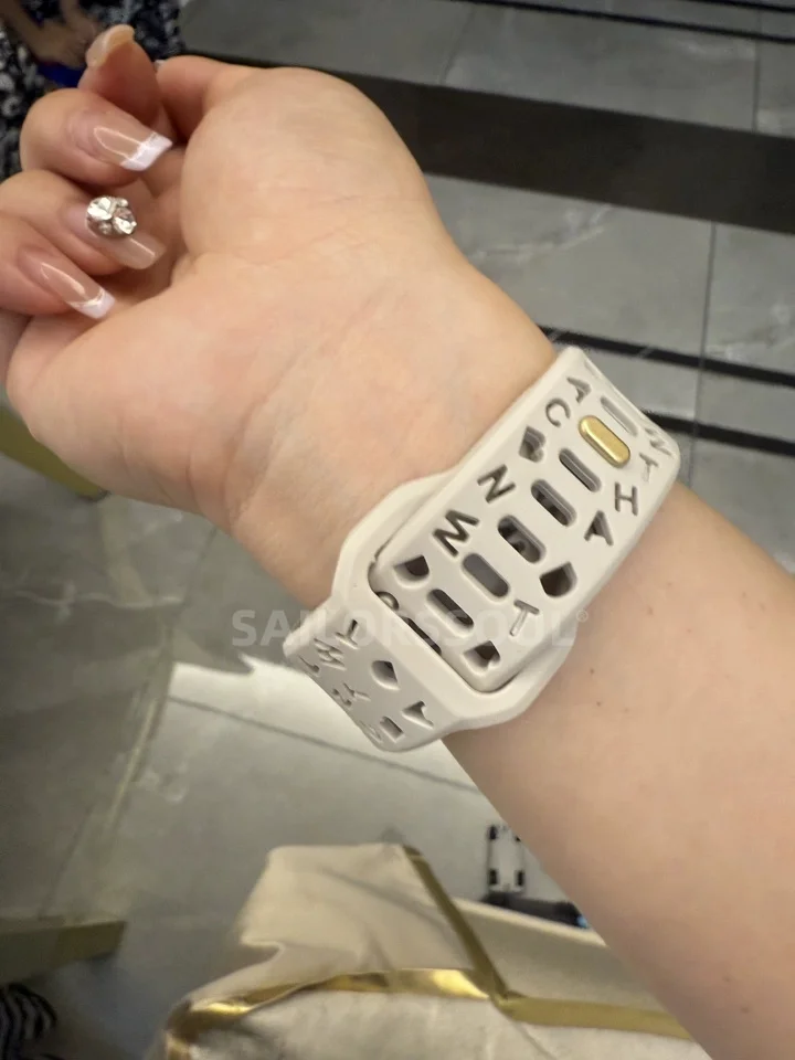 Ремешок для HK10 ULTRA 3, силиконовый ремешок для мужчин, HK11 Pro MAX, умные часы Sport HK9 Ultra 2 HK8 PRO MAX, женский мягкий браслет, водонепроницаемый