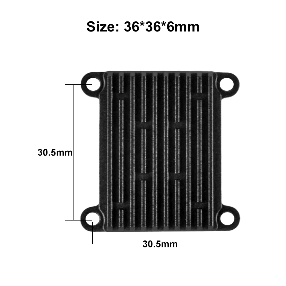 9IMOD FPV VTX 5.8G nadajnik wideo obudowa CNC 1.6W wysokiej mocy rozpraszanie ciepła 7-34V 2-8S dla drona RC FPV na duże odległości