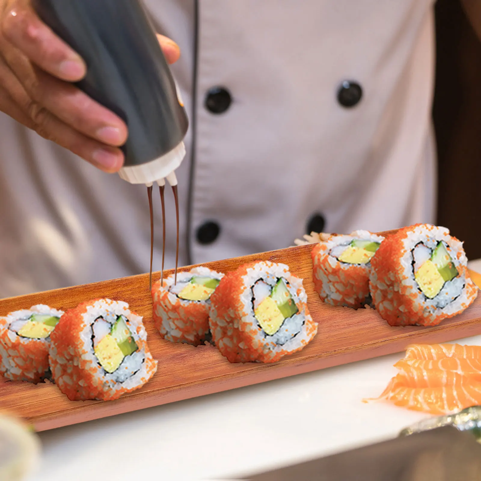 

4Pcs Wooden Napkin Holder Minimalist Design Multi-Use Tray for Serving Food Spoon Rest Wood Utensil Holder Long Narrow Serving