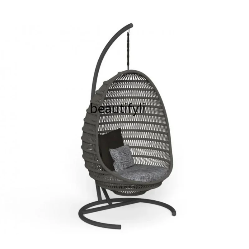 LXOutdoor Balcony Indoor Home Casual Rocking Chair Swing Outdoor Cradle GliderSSS