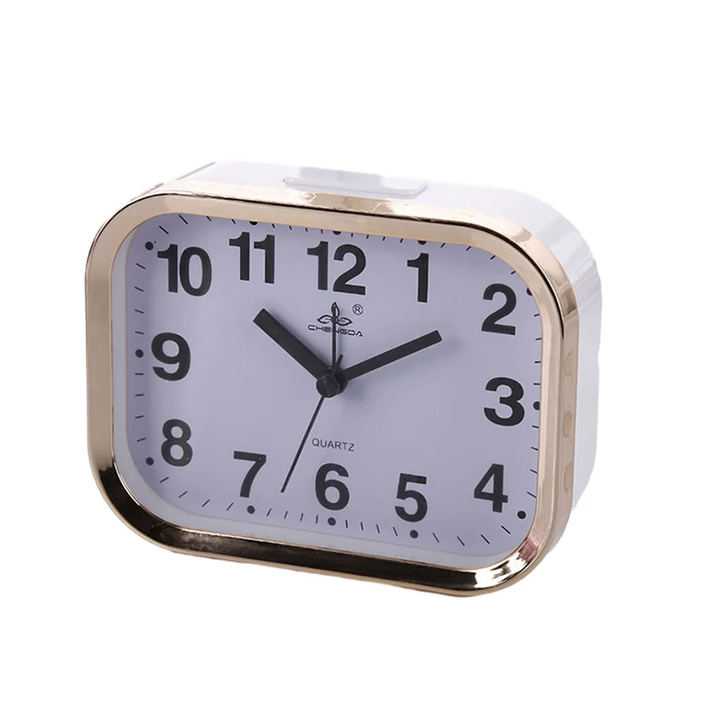 For Bedside Creative Square Alarm Clock High-quality Materials Plastic Material Practical Design For People Who Stay Up Late