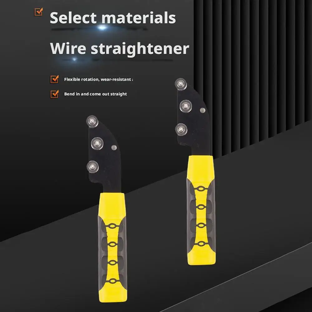 Wire Straightener Metal Wire Straightener Comfortable Non-slip Handle Tools Soft Straightening Tool Accessories For Machine