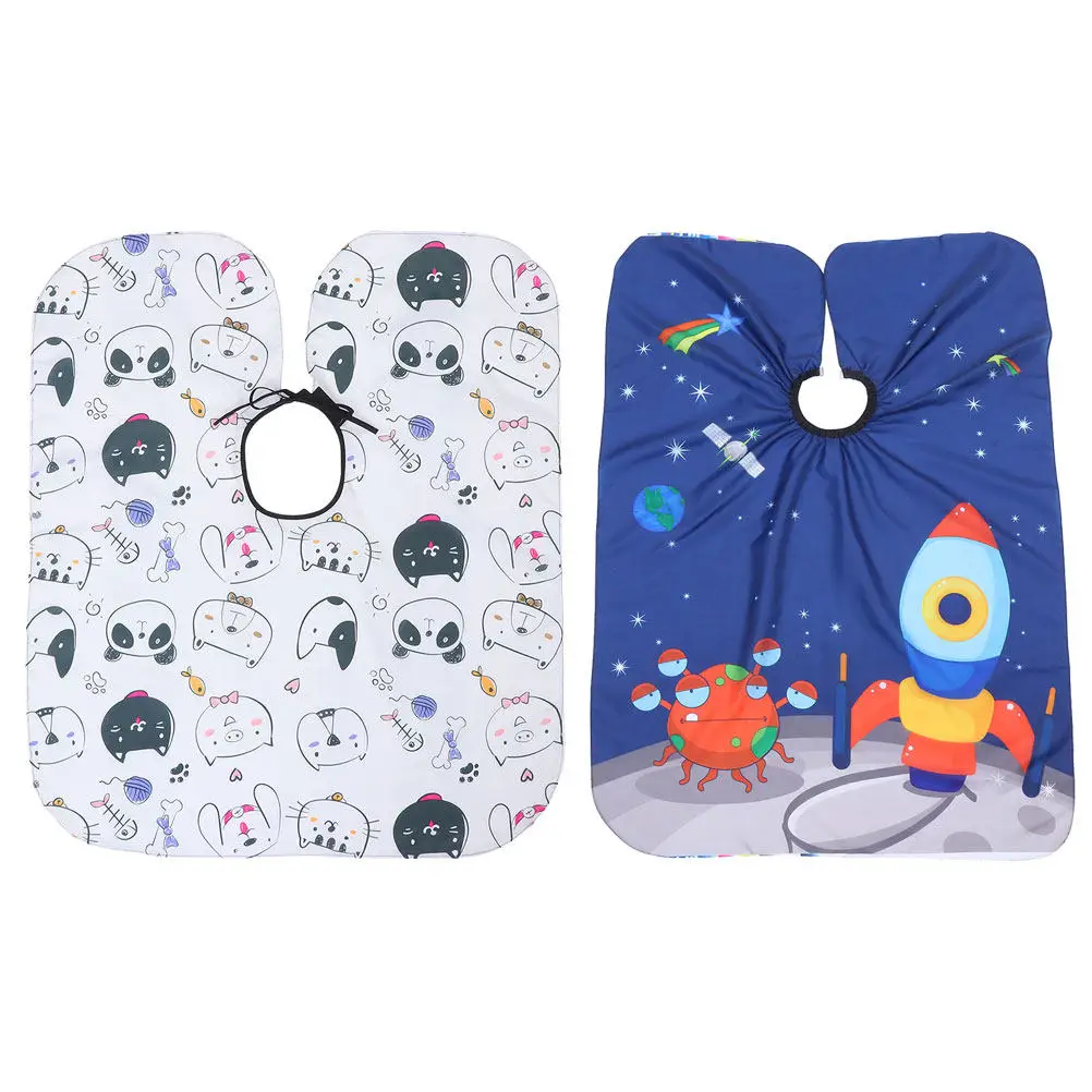 2-pezzi-mantellina-da-barbiere-per-bambini-pieghevole-in-seta-resistente-all'usura-riutilizzabile-per-acconciature-domestiche