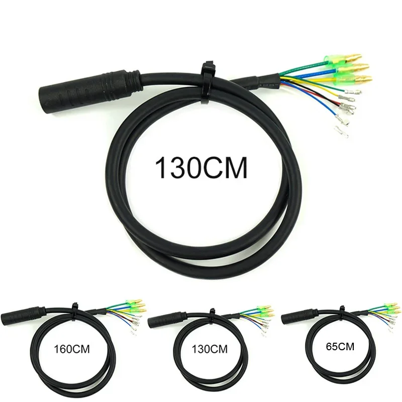 1Pcs 60cm E-Bike 9Pin Motor Convert Extension Cable Cord Waterproof Connector For Bafang Front Rear Wheel Hub Motors