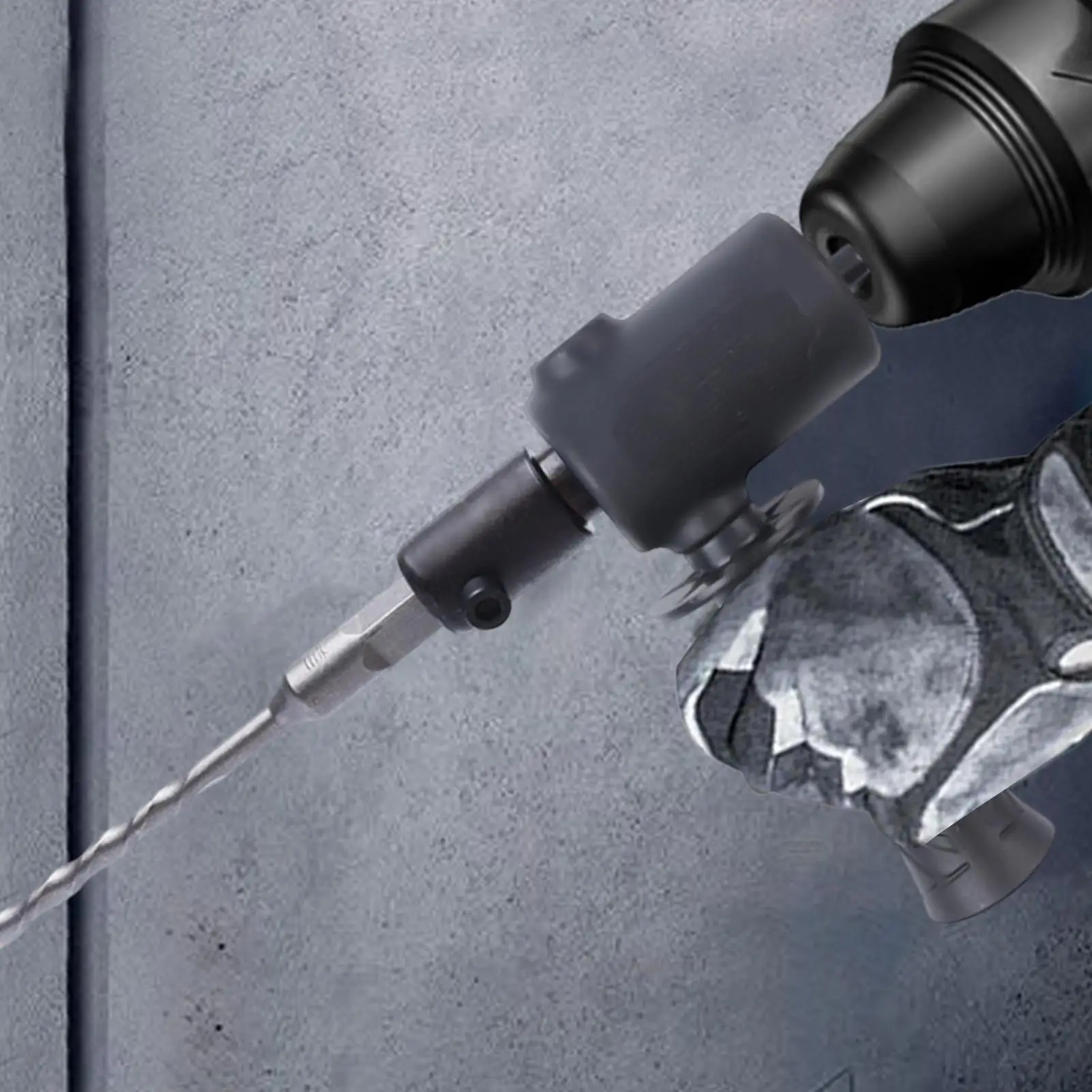 Electric Drill To Hammer Adapter Wear-Resistant Tight Fit Tool Concrete Electric Drill Bit Adapter For Concrete Wall Home Repair