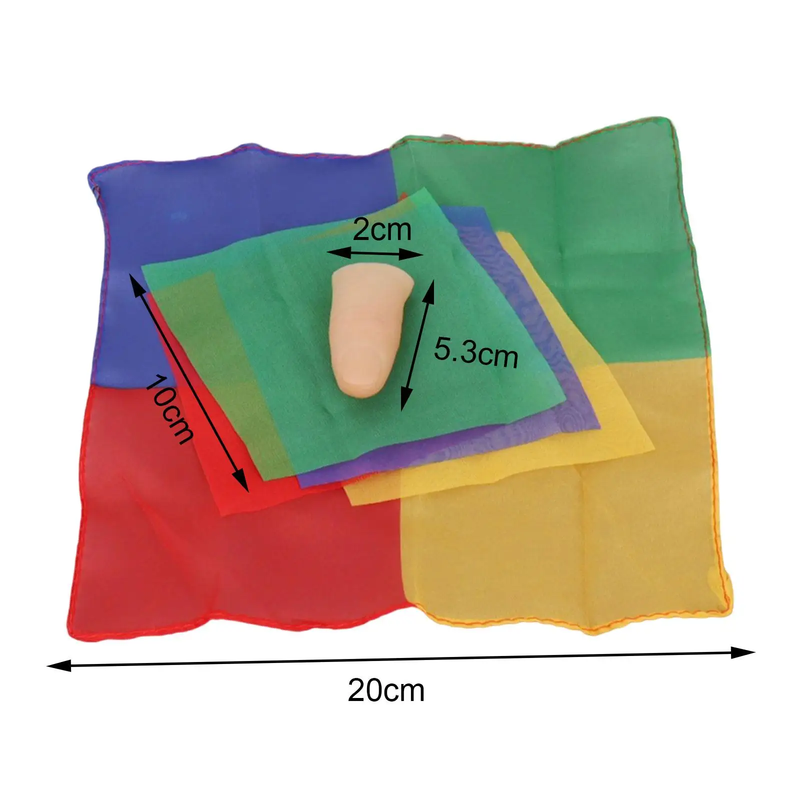 Silk Scarf Fusion Magic Foldable Magic Prop for Party Wedding Decoration