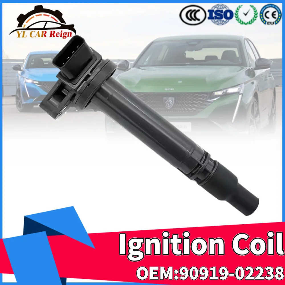 FOR TOYOTA LEXUS Pontiac Vibe Celica Corolla Matrix 1/4Pcs Ignition Coils 673-1305 OEM 90919 02238 9091902238 90919-02238