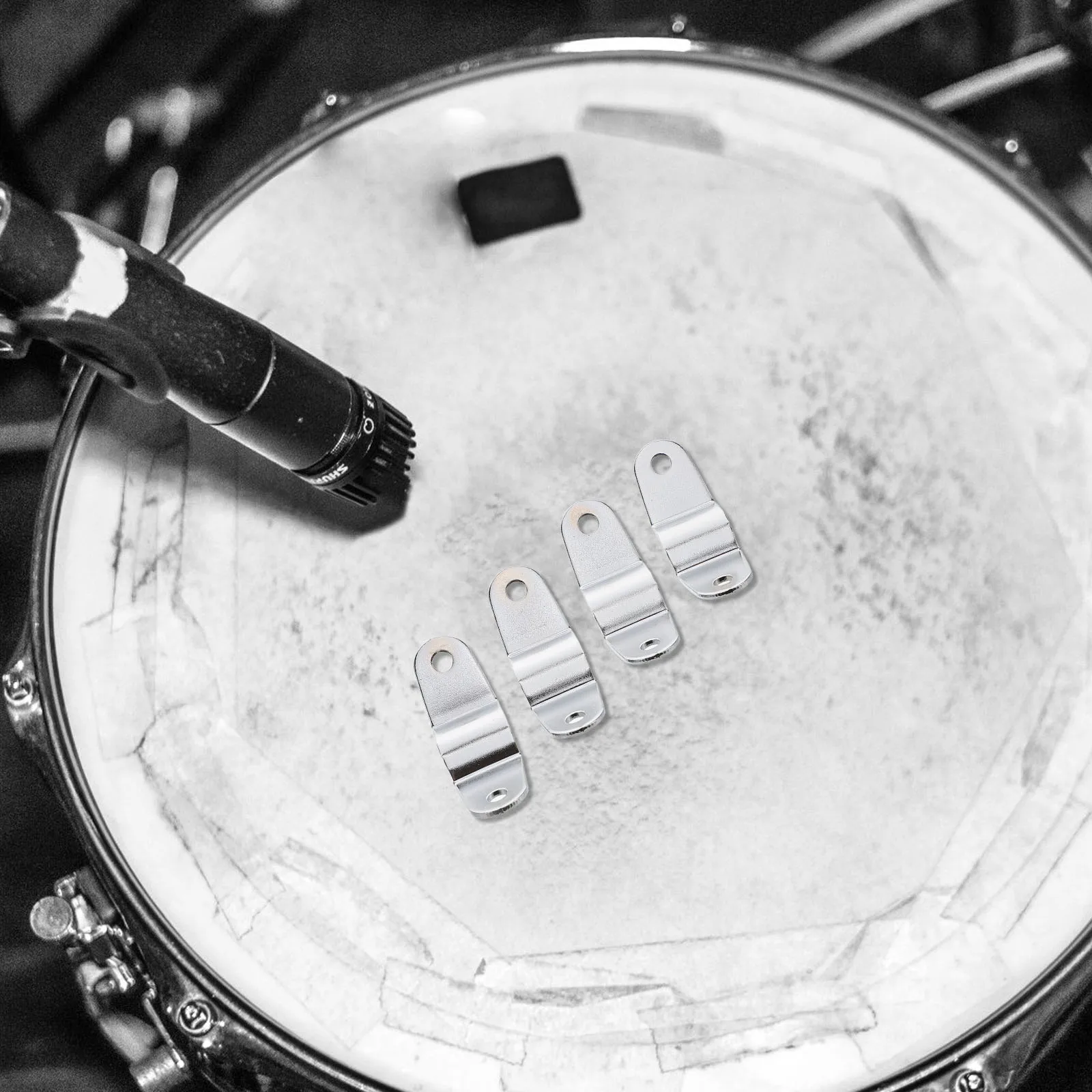 

10Pcs Durable Iron Drum Kit Connectors Snare Drum Lug Easy Install Stable Support Accessories Musical Instruments Parts