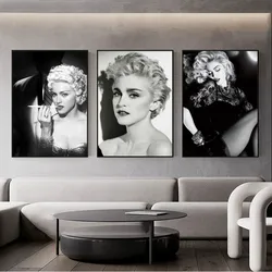 singer Madonna Poster DIY Vintage Movie Poster Wall Art Painting Study Stickers Big Szie Wall Painting