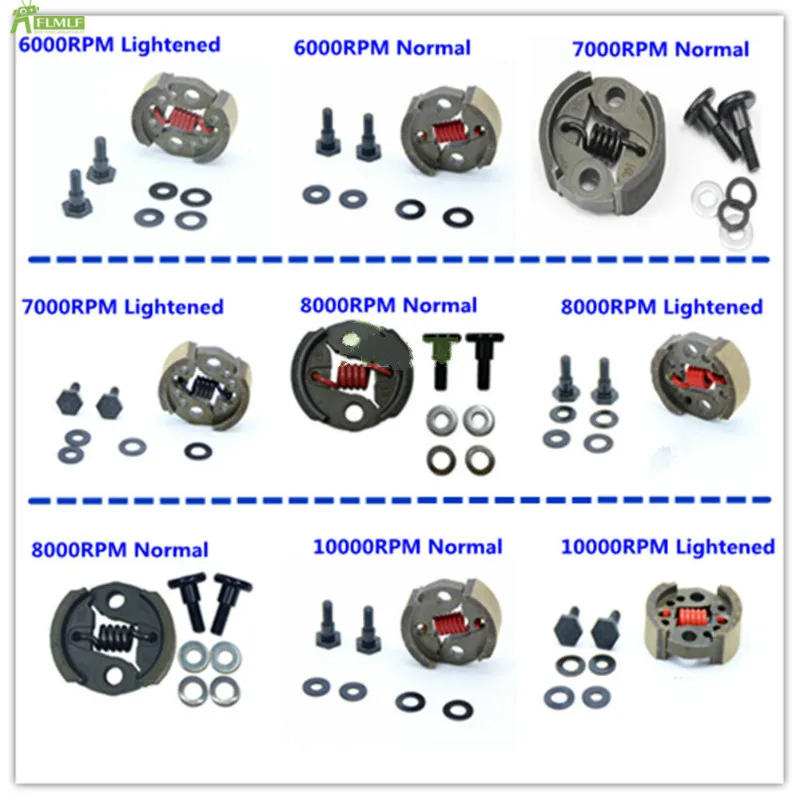 Bloco de embreagem 8000rpm 7000rpm 6000rpm 10000rpm para 23cc 26cc 29cc 30.5cc motor para 1/5 hpi baja 5b peças km rofun rovan carro