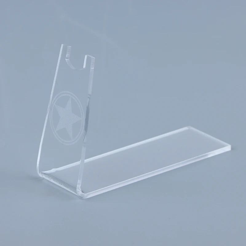 Clear Acrílico Pistols Holder for Kids, Shoe Display, Props, Modelo, Stand Rack, Show, Brinquedos, Nova Chegada, Boutique Loja, 1Pc