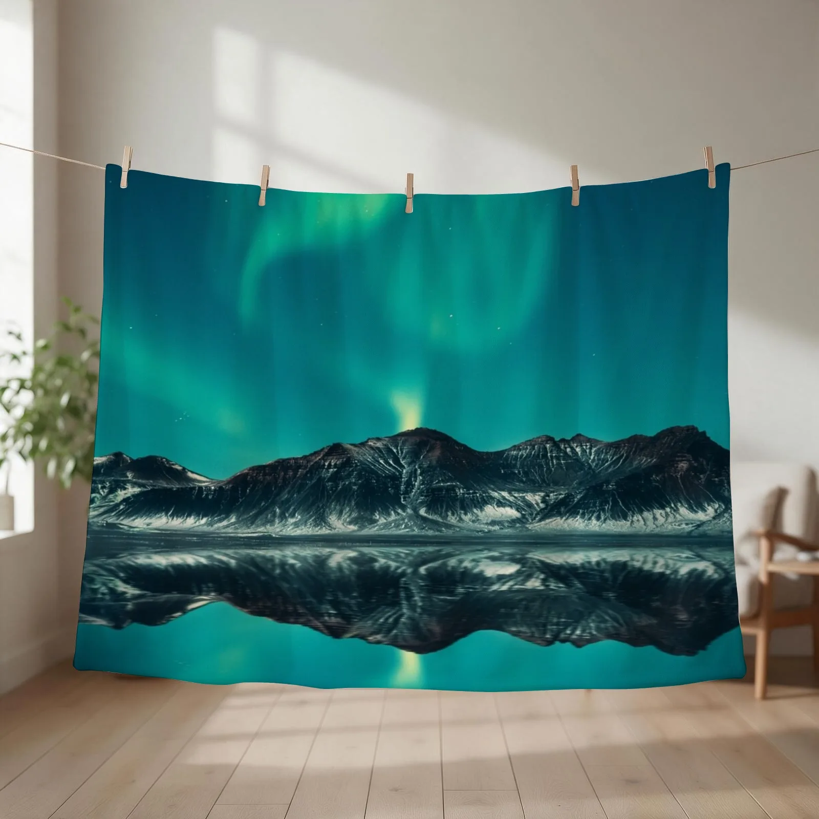 Northern Lights Throw Blanket Luxury Thicken Giant Sofa Soft Plaid Sofa Throw Blankets