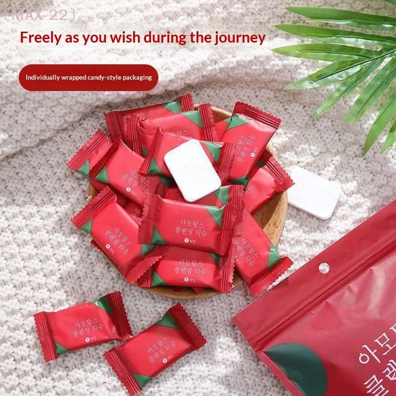 〔MAX-22〕5/20 PCS Disposable Compressed Towel Independent Pack Thick Soft Portable For Family Travel