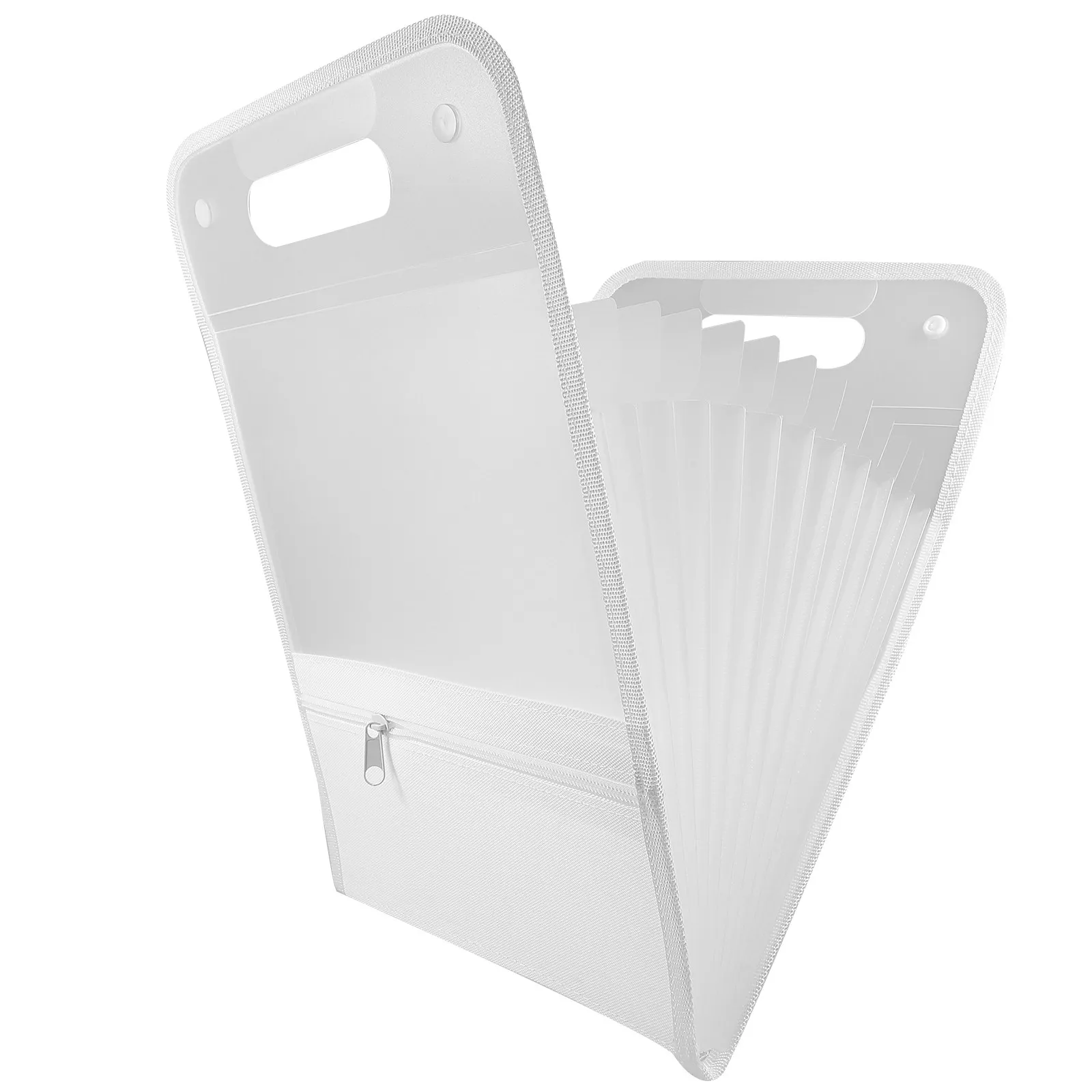 

Expanding Multi Pocket File Folder Transparent Vertical Insert Design for Teachers Students Doctors Engineers Researchers