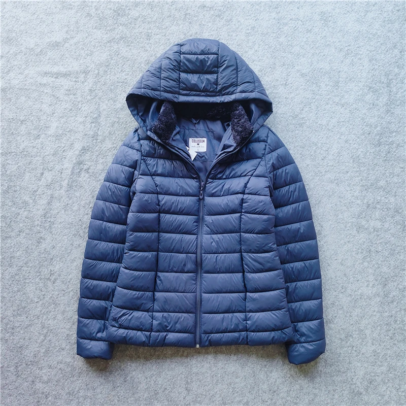 Jaet de algodón ultraligero para mujer Otoño Invierno con capucha Cálido Casual Versátil Ropa de abrigo de algodón a prueba de viento Commute Sle Zipper...