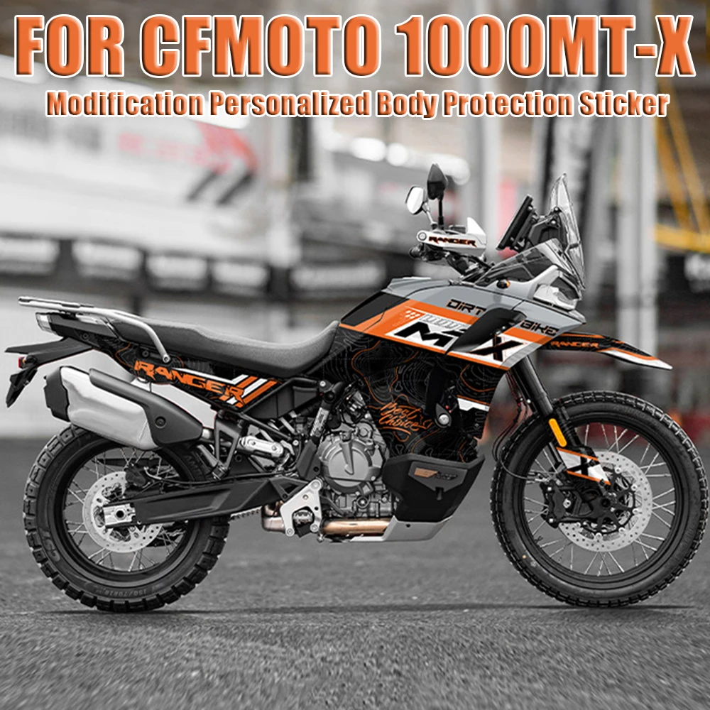 Motorcycle Modification Personalized Body Protection Sticker Decorative Pull Flower Sticker FOR CFMOTO 1000MT-X 1000MTX 1000MT X