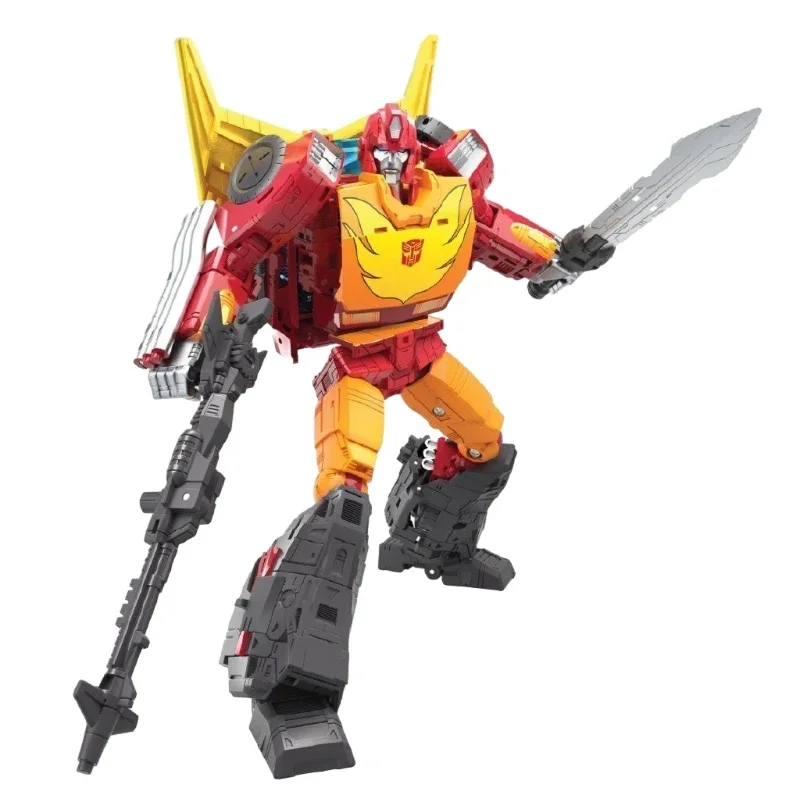 In Voorraad Transformatoren Speelgoedoorlog Voor Cybertron:WFC-K29 Leider Rodimus Prime Anime Figuren Robot Speelgoed Actie Figuur Geschenken Hobby