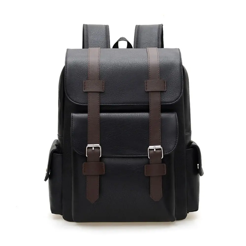 

Korean Large Capacity Computer Bag Multifunctional PU Office Bag Waterproof School Bag Outdoor Travel