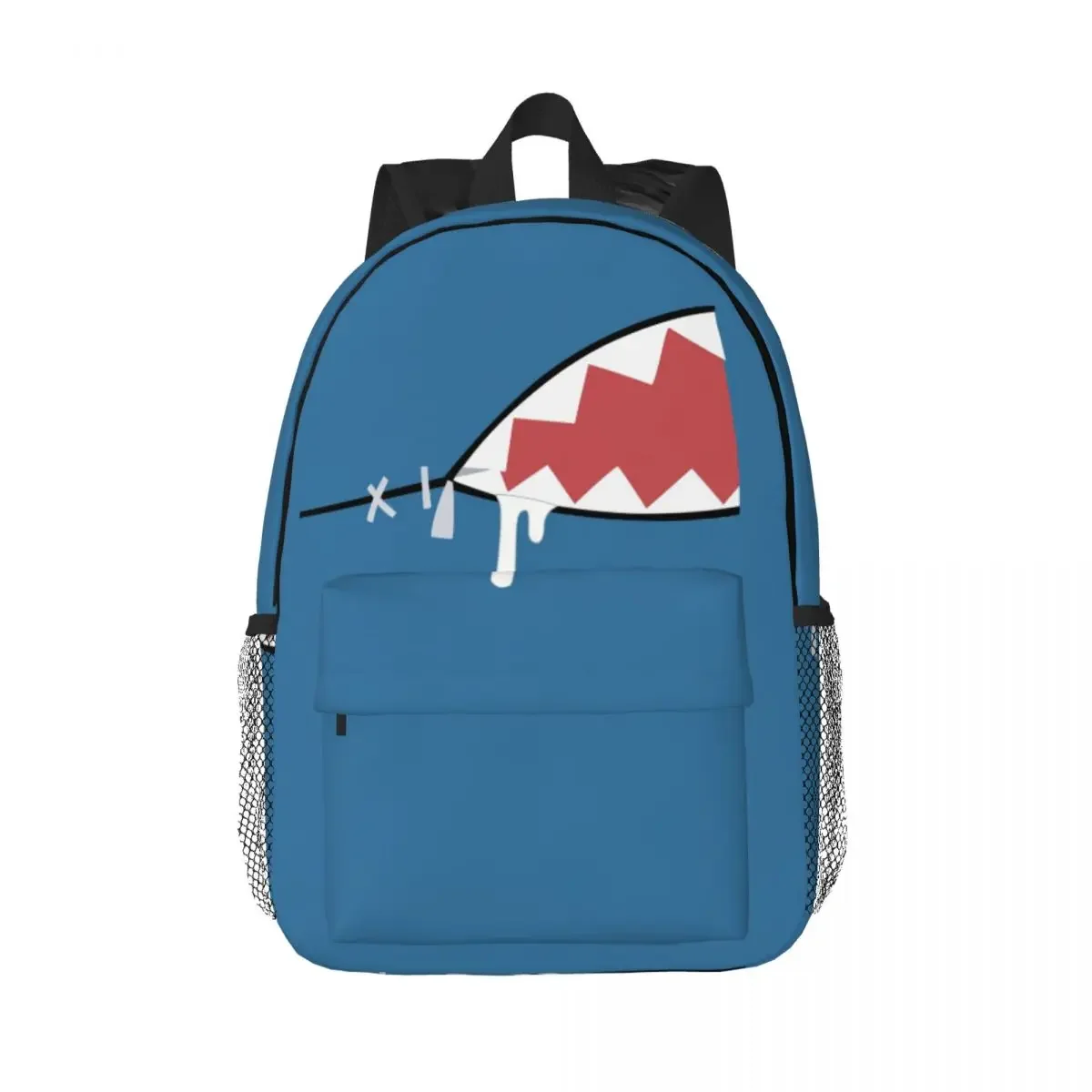 Gawr Gura Shark Mouth Backpacks Teenager Bookbag Casual Children School Bags Travel Rucksack Shoulder Bag Large Capacity