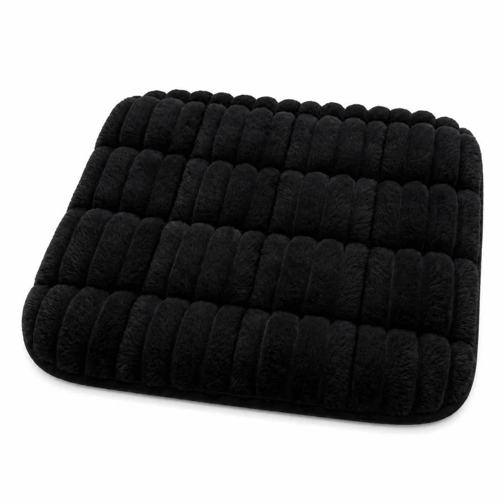 Memory Foam Striped Seat Cushion Anti-Slip Ultra Soft Winter Chair Cushions Breathable Rebound Waist Cushion