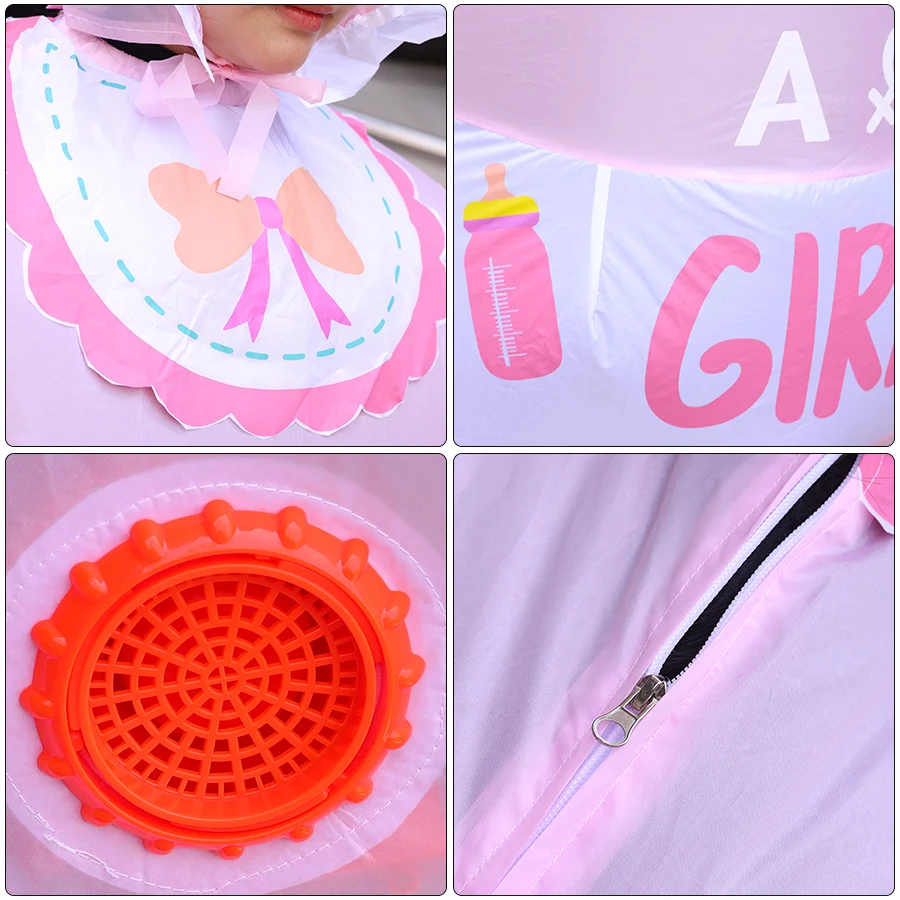 Adult Inflatable Clothing Baby Baptism Party Toys Gender Revealed Role-playing Costumes Festival Performance Props view 6
