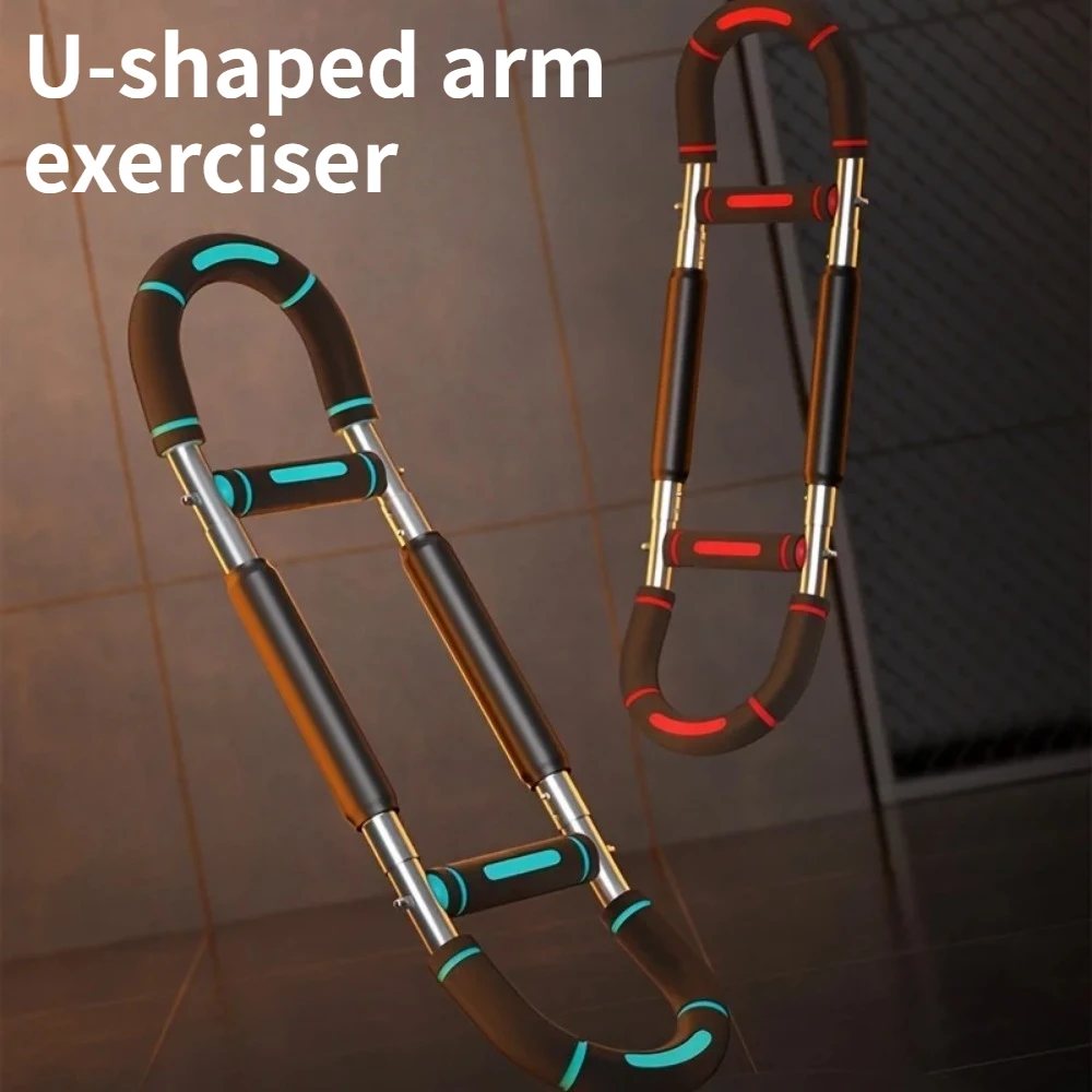 Adjustable Spring Torsion Arm Trainer Indoor Sports Home Gym Fitness Equipment Indoor U-shaped Arm Strength Trainer Arm Exercise