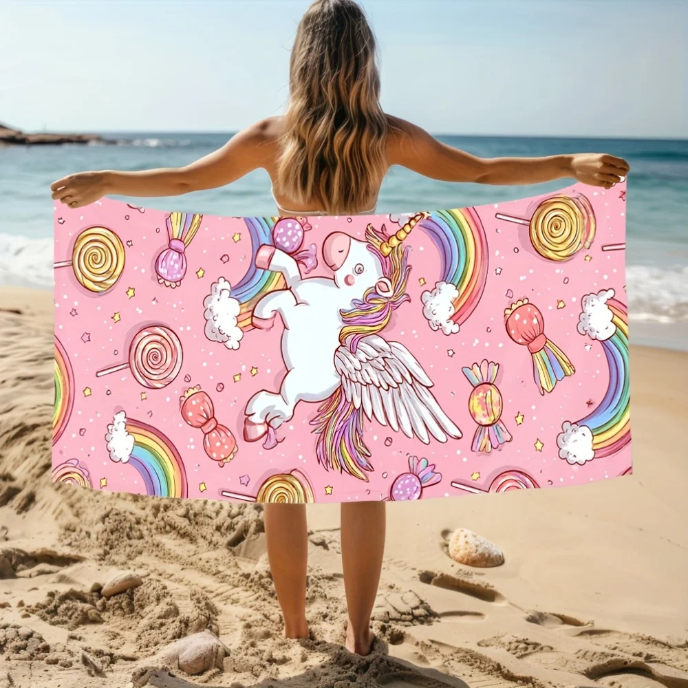 One Oversized Microfiber Beach Towel That Is Soft, Lightweight, And Easy to Carry.It Features Excellent Water Absorption,Is Sand