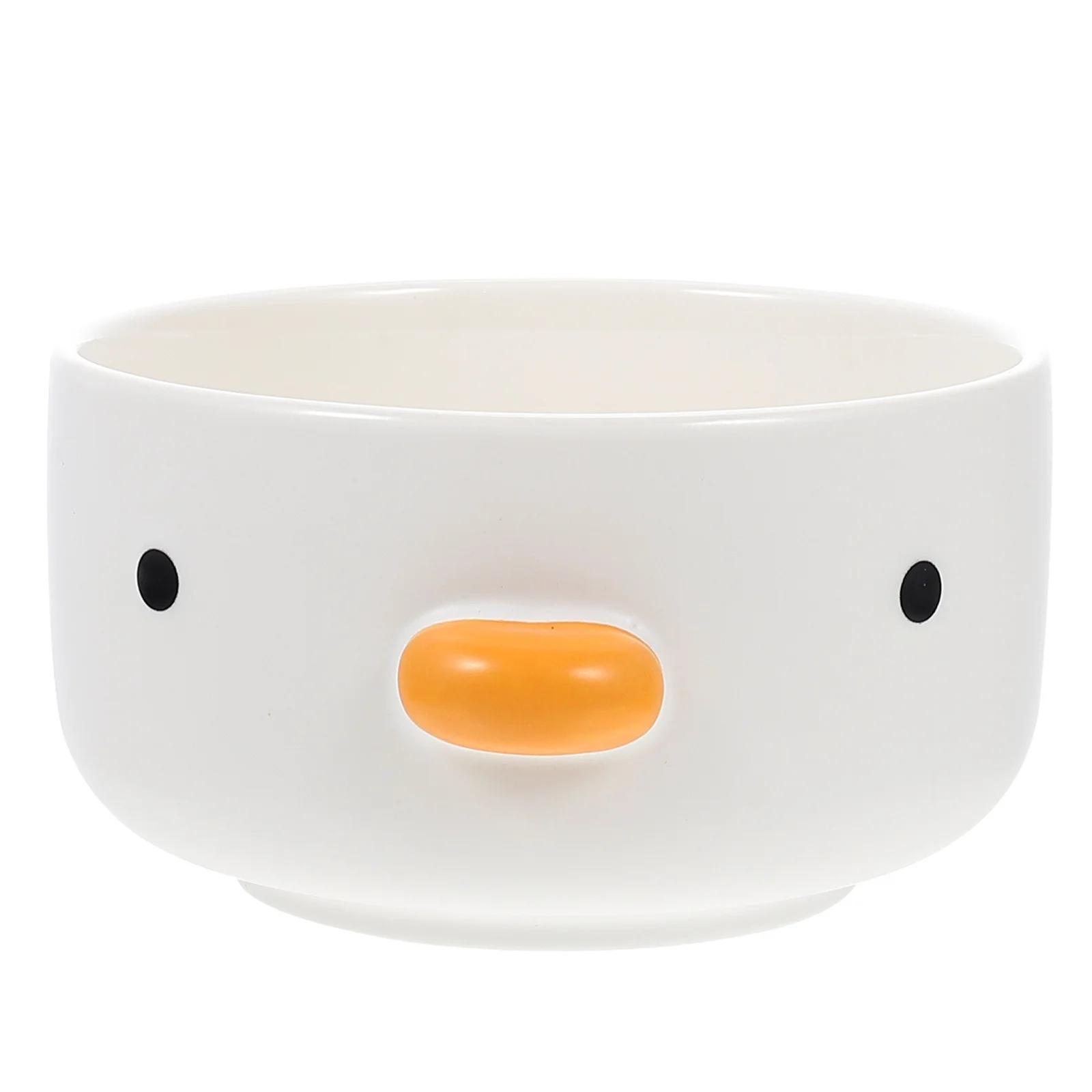 

Household Ceramic Bowl Cartoon Chick Design Multi-Function Dessert Plate for Fruits Snacks Storage Decorative Ceramic Bowl