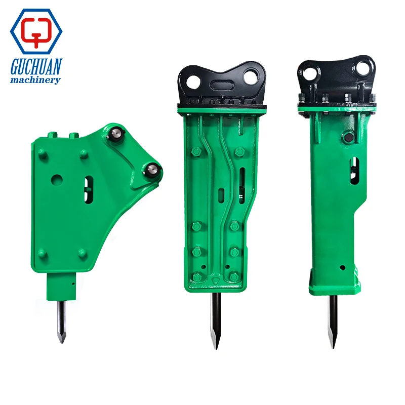 Guchuan SB40 GCB60S  Hydraulic Rock Breaker Hammer Attachments for Mini Excavator Construction Machinery Attachments