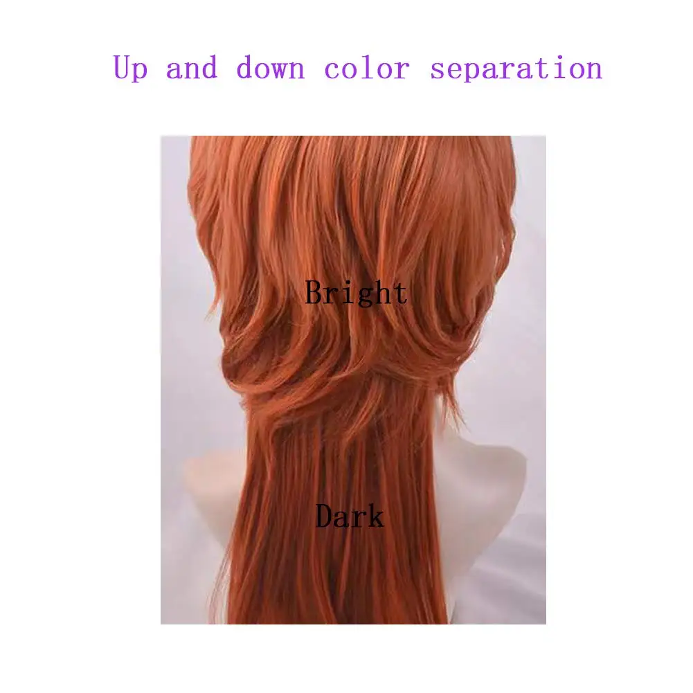 Chuya Nakahara تأثيري شعر مستعار للرجال والنساء ، شعر مستعار اصطناعي قصير ، بني داكن ، مجعد ، ذكر ، حفلة ، هالوين