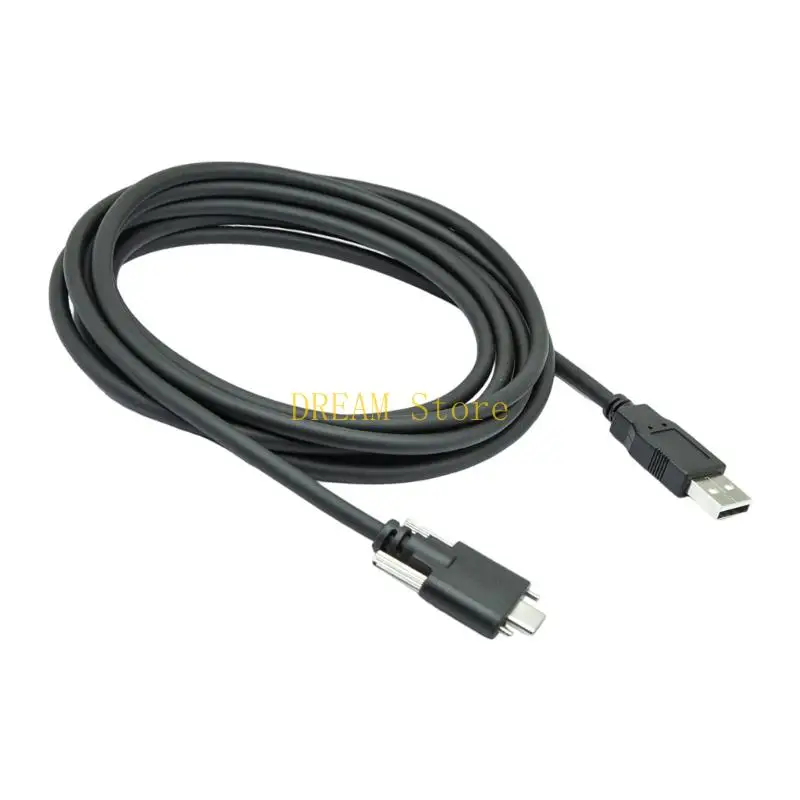 Reinforced USB3.0 to Type C Cable with Threaded Lock USB C Cable for Industrial Best Sale