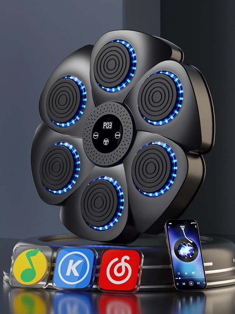 

Kids Bluetooth Music Boxing Machine: Fun, Safe, Interactive Training! Smart Music Boxing Machine LK20276417