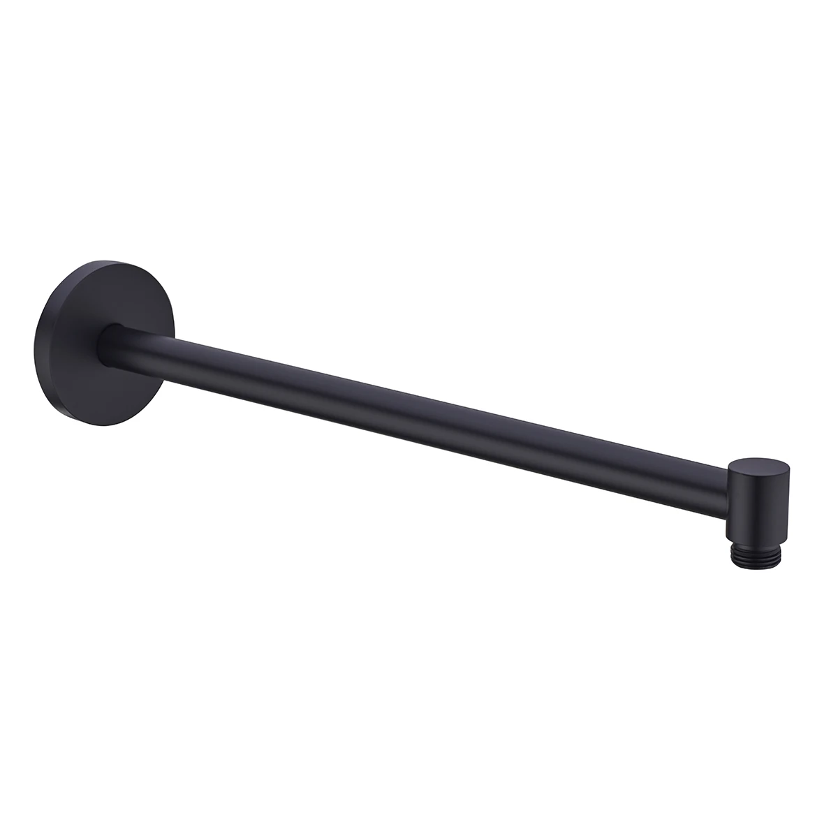 13 inch circular wall mounted shower arm made of stainless steel material is suitable for bathroom showerheads.