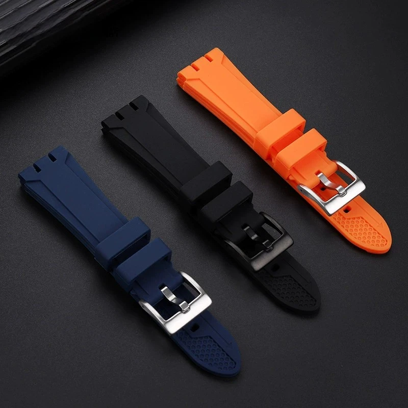 19mm 21mm Men silicone watch strap For Swatch YVS YCS YAS YGS rubber watchband Waterproof Outdoor Sports Wrist Band accessories