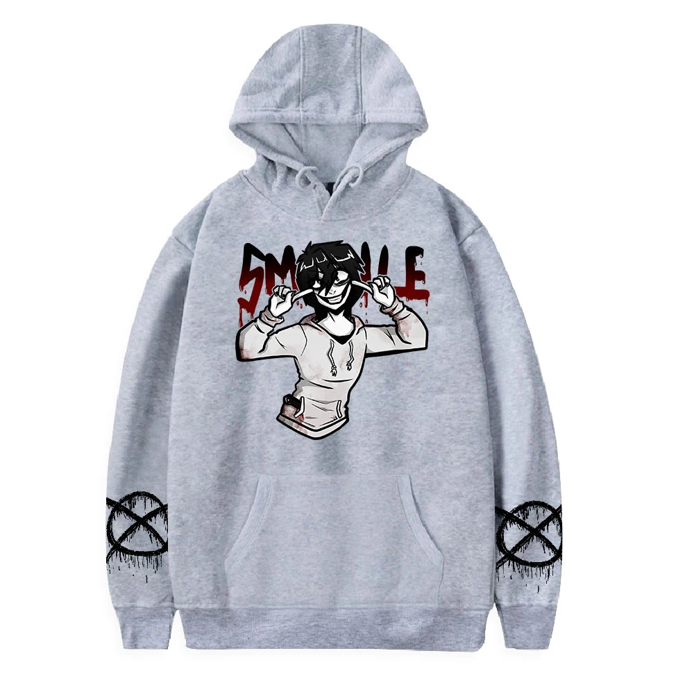 ผู้ชายHoodieใหม่Creepyพาสต้าพิมพ์Hoodieฤดูใบไม้ร่วง/ฤดูหนาววันหยุดผู้ชาย/ผู้หญิงผ้าฝ้ายHoodedความแปลกใหม่หวานเสื้อผ้าเด็ก 2024