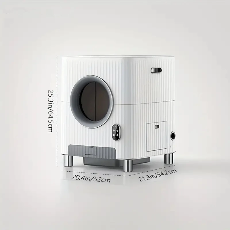 Real-time video/WIFI/App control Self-cleaning smart cat toilet Small big cat automatic trash can