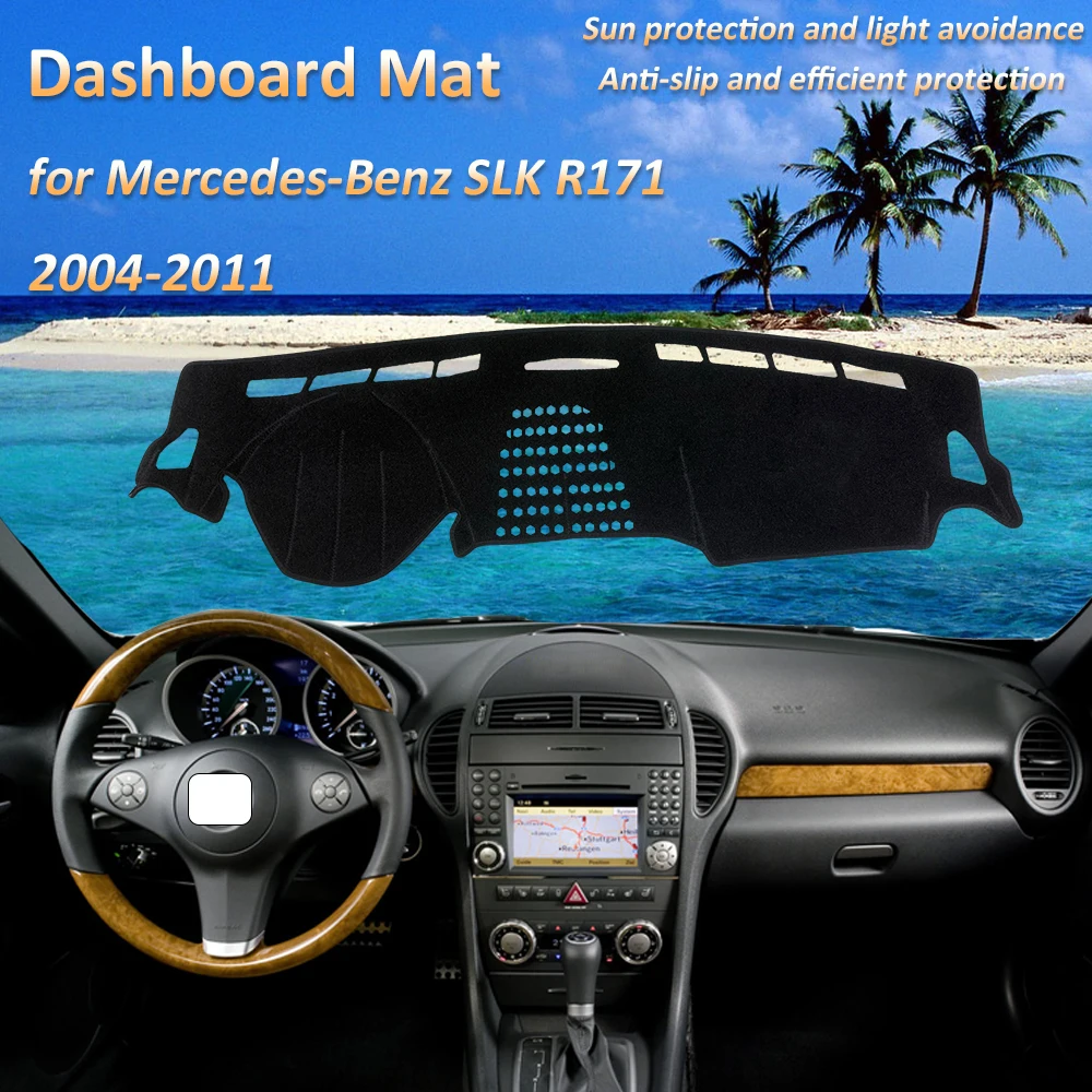 

For Mercedes-Benz SLK-Class R171 SLK280 SLK MK2 2004 2005 2006 2007 2008 2009 2010 2011 Dashboard Mat Cover Dash Protective Auto